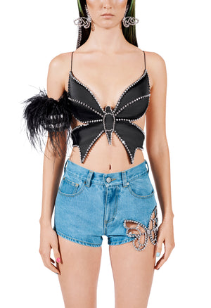 Crystal Butterfly Top – AREA